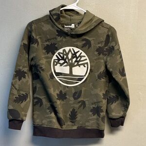Timberland Olive Camouflage Men's Crewneck Sweater 0221